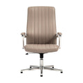**Fauteuil de bureau ergonomique en cuir synthétique avec accoudoirs**